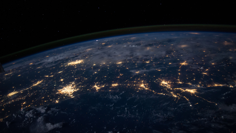 The US Eastern seaboard at night. (Image: NASA)
